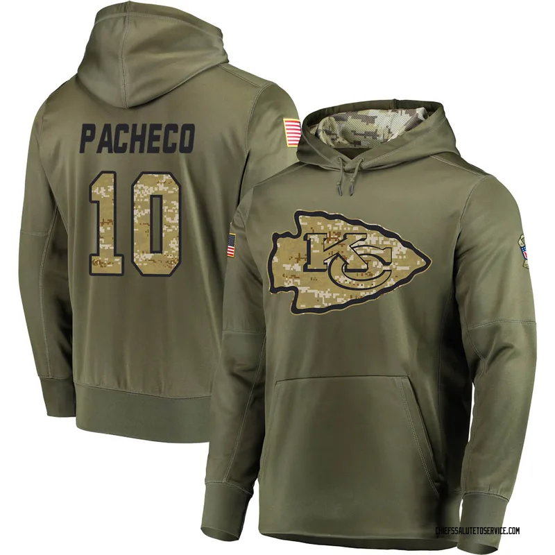 Isiah Pacheco Salute to Service Hoodies & T-Shirts - Chiefs Store