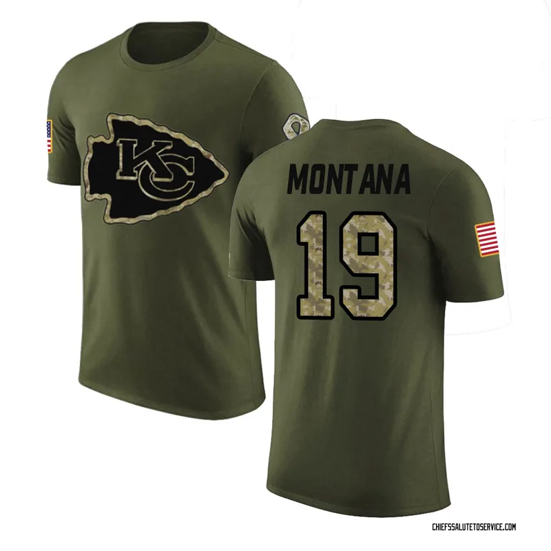 Joe Montana Women's Kansas City Chiefs Nike 2022 Salute To Service Jersey -  Limited Olive