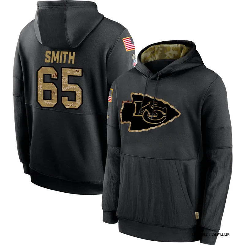 Trey Smith Men's Kansas City Chiefs Nike 2020 Salute To Service Jersey -  Limited Black